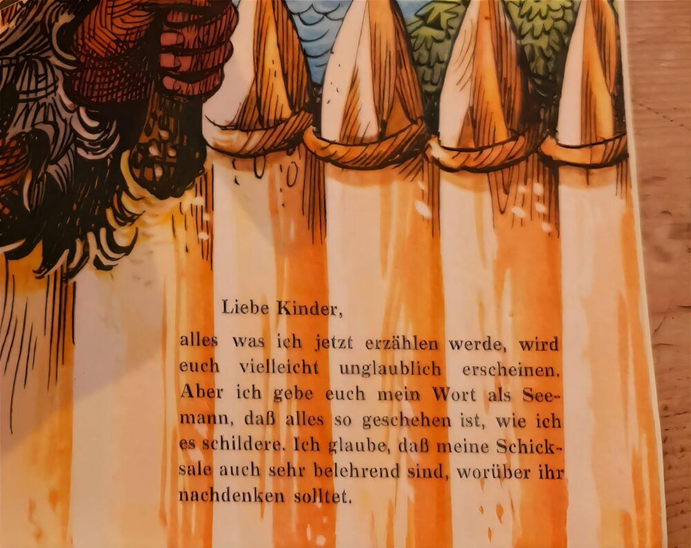 Detail aus Aufklapp-Bilderbuch.